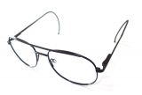 brýle s hrazdou s pérkovou stranicí černé barvy