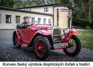 Konvex výrobce dioptrických čoček